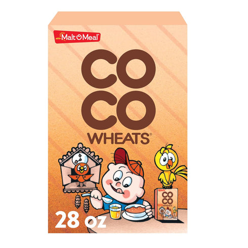 Malt-O-Meal Coco Wheats Breakfast Cereal, Quick Cooking, Kosher, 28 Ounce 1 count