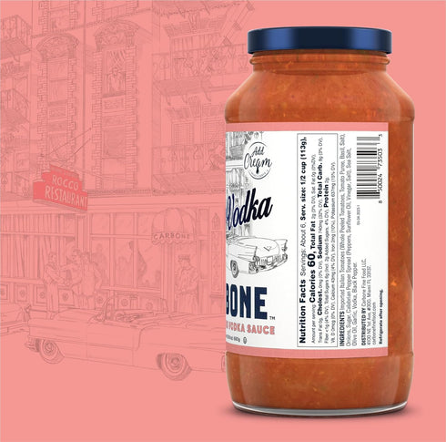 Carbone Spicy Vodka Pasta Sauce, 24 Fl Oz (Pack of 2), Vegetarian, Gluten Free