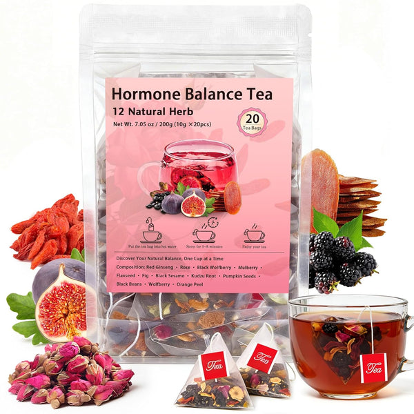 FlyweightZ Progesterone Balance Tea for Women - Natural Hormone Balance Herbal Tea