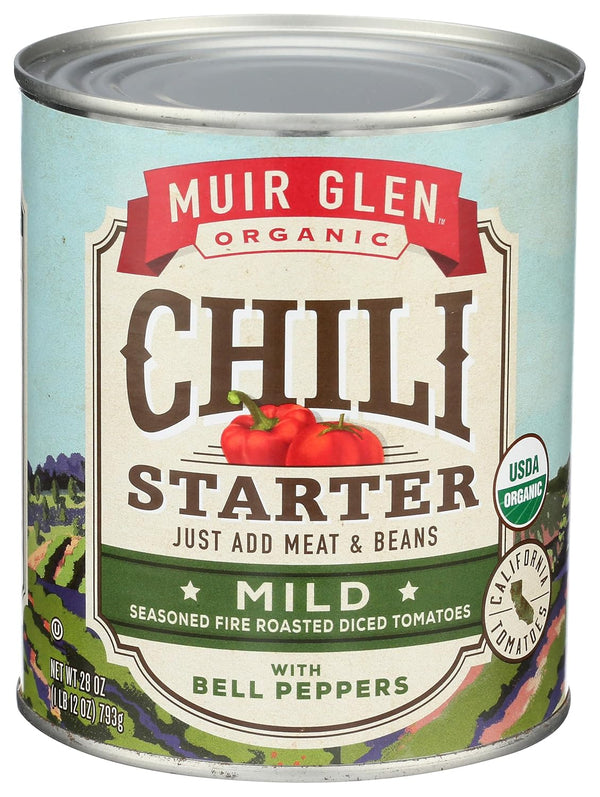 Muir Glen Organic Mild Chili Starter with Bell Peppers, 28 OZ