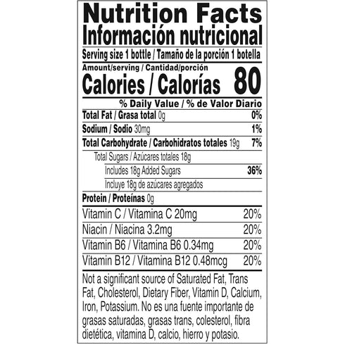 V8 16 OZ (Pack 12) Splash Fruit Medley Flavored Juice Beverage, FL Bottle