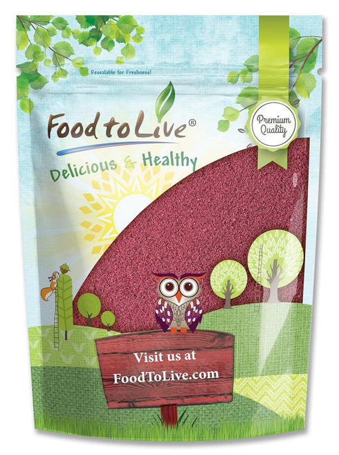 Food to Live Blueberry Juice Powder, 8 Ounces - 100% Pure, Antioxidant-Rich.