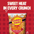 4 oz (Pack 12) Golden Flake Sweet Heat Pork Rinds, Bags of Spicy-Sweet Crunchy Pork Skins Gluten-Free, Keto Snack