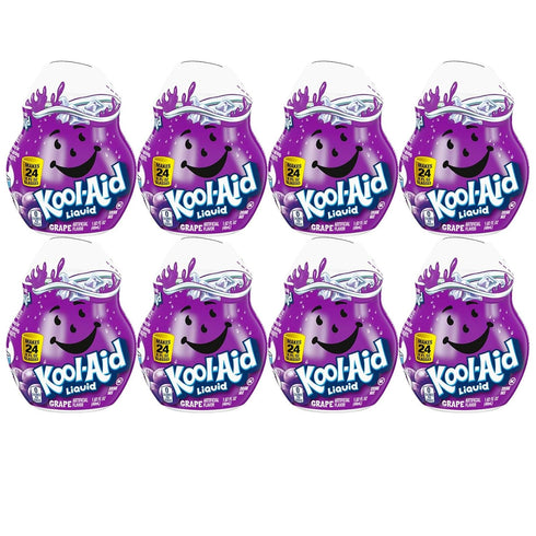 Kool-Aid Grape Liquid Drink Mix, Caffeine Free, 1.62 fl oz Bottle (Pack