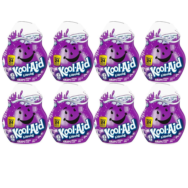 Kool-Aid Grape Liquid Drink Mix, Caffeine Free, 1.62 fl oz Bottle (Pack