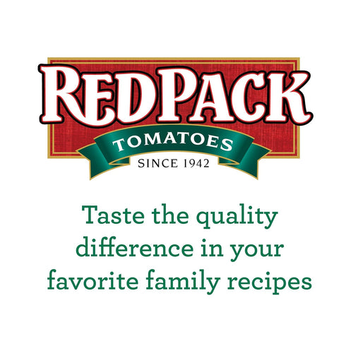 Redpack 1.76 2-Pack Crushed Tomatoes in Puree, Kosher and Gluten Free, Ounce Cans
