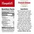 10.5 oz (12 Pack) Campbell's Condensed French Onion Soup, Can
