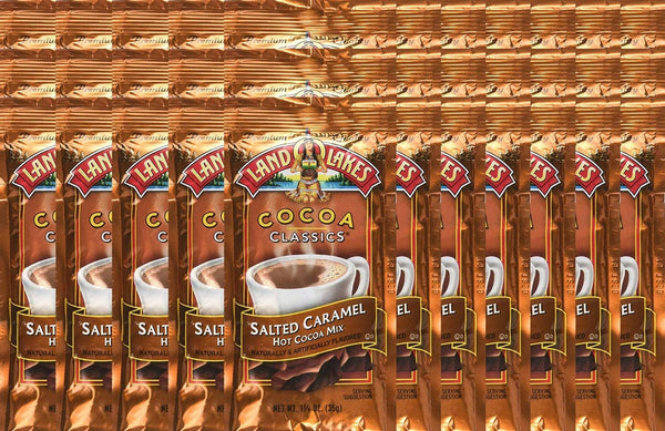 Mr. Munchies Land O' Lakes Hot Cocoa Mix,Salted Caramel, 1.25 oz (35g), 30 Packets
