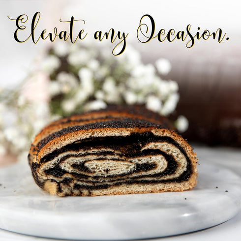 16 oz (2 Pack) Poppy Seed Cake | Traditional Hungarian Food | Scrumptious & Delicious | Yeast Cake with Poppy Seed