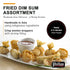 Phillips 24 Fried Dim Sum Pcs Assorted Handmade Asian Shrimp Spring Rolls, Wontons & Money Bags, Crispy Appetizers