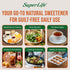 STEVIA SUPER LIFE 7oz 200g Super Life Monk Fruit Sweetener with Fiber Low-Glycemic Index, Diabetic-Safe