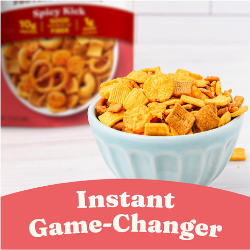 10g 1g Pack 4 (Pack 4) Packaging Catalina Crunch Protein Snack Mix with Cheese Crisps | Protein, Sugar per Serving |