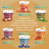 Pack 6 Pack Gabriel & Daniel Organic Instant Oatmeal Variety Non-GMO, Pure & Gluten Free Breakfast Cups Flavor