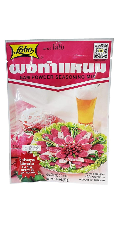 Lobo Thai Nam Powder Seasoning Mix, (6 Pack, Total of 14.4 oz)