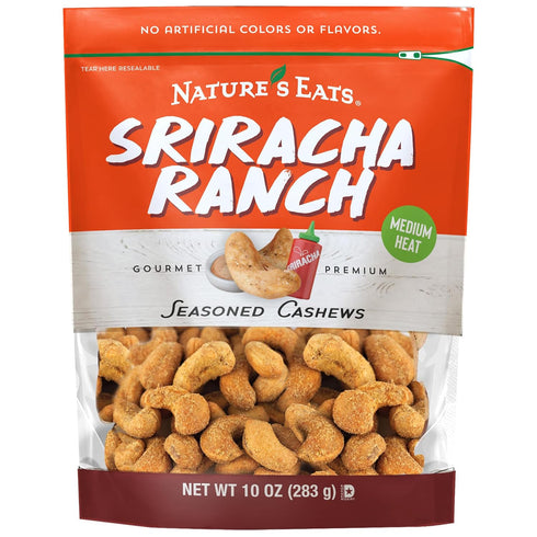 Nature's Eats Sriracha Ranch Cashews 10oz