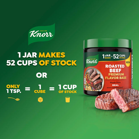 11oz Knorr Premium Flavor Base Roasted Beef Versatile & Easy to Use