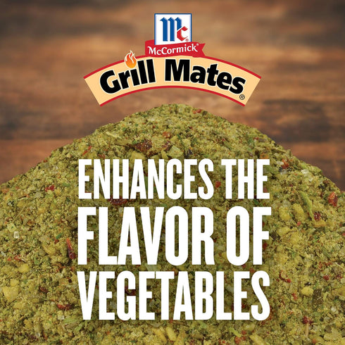 McCormick Grill Mates Vegetable Seasoning, 20 oz - One Container with Premium Blend for Kabobs, Pasta
