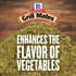 McCormick Grill Mates Vegetable Seasoning, 20 oz - One Container with Premium Blend for Kabobs, Pasta