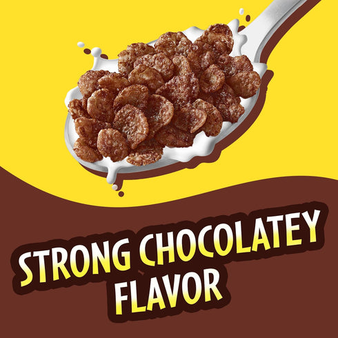 32 oz (Pack 2) Cocoa PEBBLES Cereal, Gluten Free Rice Cereal, Family Size Bag