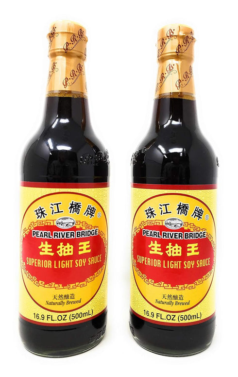 Pearl River Bridge Superior Light Soy Sauce - 16.9 Fl Oz (Pack of 2)