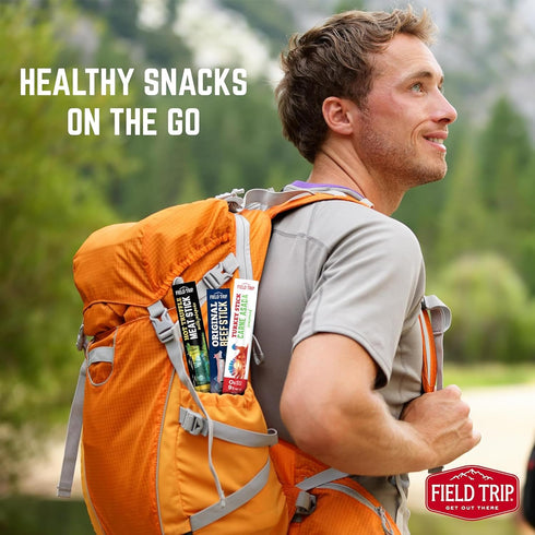 80 1oz, 24 Pack Field Trip Free Range Carne Asada Turkey Jerky Snack Sticks, Zero Sugar, Keto, Paleo, Gluten Free
