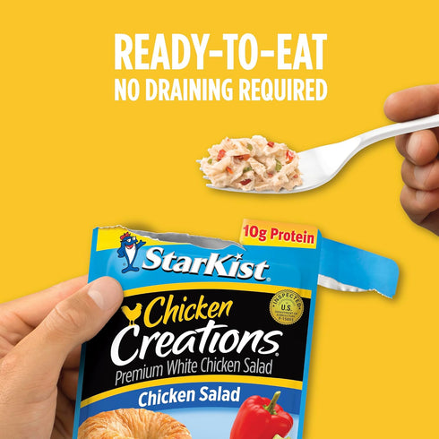 2.6 oz (Pack 12) StarKist Chicken Creations, Chicken Salad, Pouch