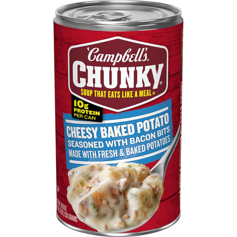 Campbells Chunky Soup, Baked Potato with Cheddar and Bacon Bits Soup, 18.8
