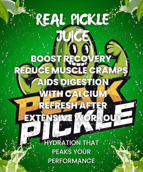 1 Peak Pickle Dill Pickle Juice- Gallon Pickle Juice Sports Drink For Leg Cramps- Pickle Juice Gallon for Muscle Cramp