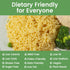 10 Packs Hethstia Konjac Rice, Shirataki Rice with Oat Fiber, Vegan, Low Calorie Food, Gluten Free, Fat Free, Keto