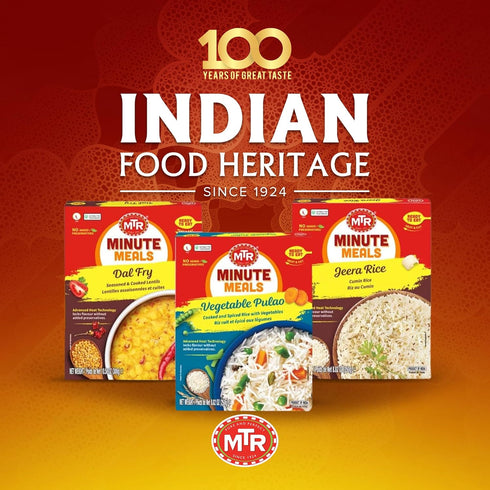 Packs (Pack 6) MTR Ready-To-Eat: Vegetable Pulao - Microwavable Rice for Instant Meals - Delicious & Nutritious Rice