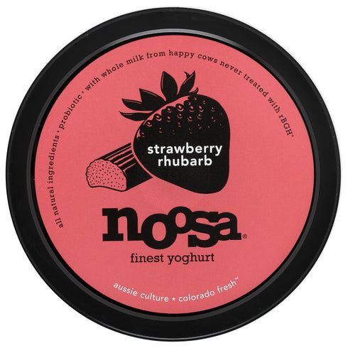 8 OZ NOOSA Strawberry Rhubarb Yoghurt