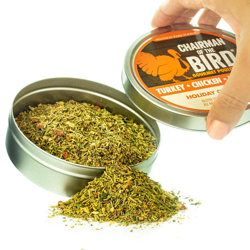Chairman of the Bird Gourmet Turkey Rub Seasoning – Citrus-Herb Spice Blend, 2oz Fresh-Sealed Pouch