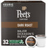 Peet's Coffee Dark Roast K-Cup Pods - Major Dickason's Blend, 32 Count (1 Box of 32 Pods for Keurig)