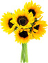 KaBloom Flowers - Smile Bouquet of 5 Fresh Sunflowers Without Vase -