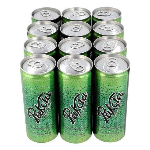 (12-Pack) 8.4 oz Pakola Cream Soda - Classic Creamy Soda - Halal, Original Sweet Cream Flavor - Perfect for Refreshing