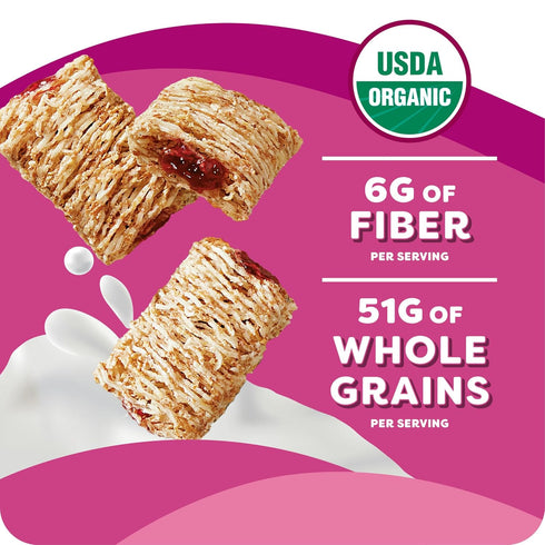 17.2oz (1 Kashi Breakfast Cereal, Organic, Fiber Cereal, Berry Fruitful, Box Box)