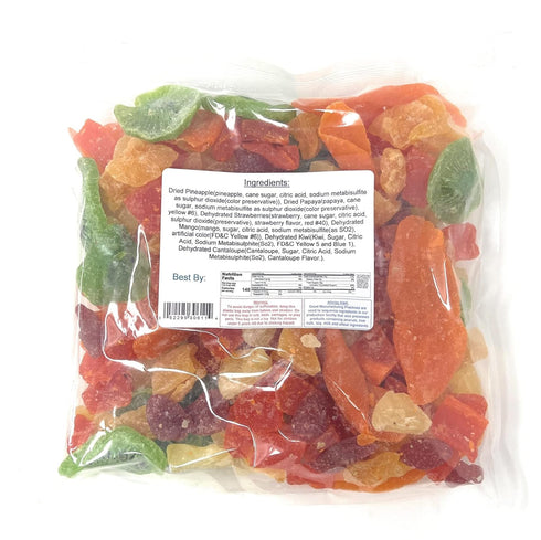 2 Yankee Traders Brand Tropical Island Dried Fruit Blend Mix, Pound