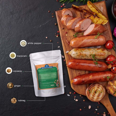 game.8oz/226g FAIRSKY Bratwurst Sausage Seasoning Pre-Mix Blend for Home Sausage Making, Ideal Curing Sausage Seasoning