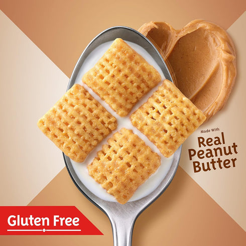 12.2 oz (Pack 6) Chex Peanut Butter Breakfast Cereal, Gluten Free