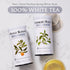 100% 50 The Republic of Tea - Emperor's White Tea, Zero Calorie, Sugar-Free, Carb-Free, Tea Bag Tin