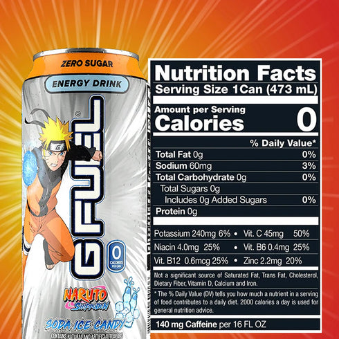 140mg 16 oz 12-Pack) G Fuel Energy Drink, Lemon Lime Slushie, Sugar Free Beverage with Caffeine, Daily Energy Boost
