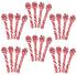 Gift Boutique Christmas Peppermint Candy Cane Spoons 24 Pack Edible Mint Candies