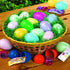 24 Pack Fun Express Candy Filled Easter Eggs Bulk - Pre-Filled Plastic Easter Eggs with Chocolate Candy Inside | Pastel