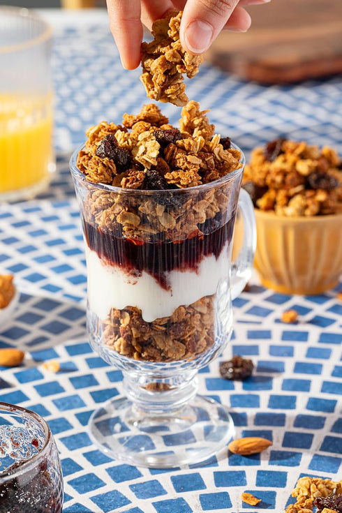 11oz Jessicas Almond Cherry Granola - Handmade, Non-GMO, Gluten-Free, Whole Grain