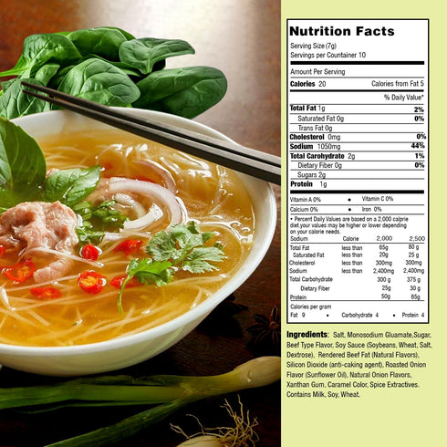 12-Pack) Essence of Lotus Instant Beef Pho Soup Mix Ready-to-Eat Flavorful, Restaurant-Quality Pho broth, Made in the