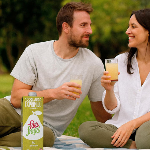 Pura Frutta 33.8 oz (1L) 8-Pack 100% - Pear Juice - fl Juice Box, - Cold-Pressed, Not From Concentrate (NFC), No Sugar