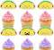 Mexico Taco Dessert Cupcake Toppers, 18 Pcs Picks for Mexican Fiesta Theme Cinco de Mayo Party Decorations