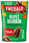 Emerald Maple Bourbon Pecans (1-Pack) | 5oz Resealable Bag | Kosher Dairy