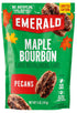 Emerald Maple Bourbon Pecans (1-Pack) | 5oz Resealable Bag | Kosher Dairy