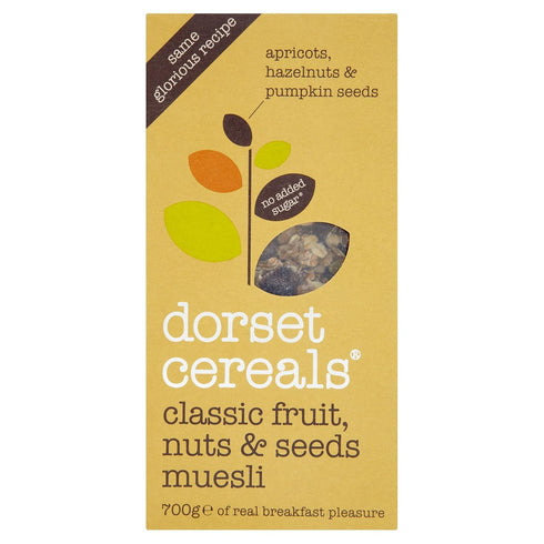 DORSET Cereals - Muesli - Classic Fruits, Roasted Nuts & Seeds - 700g